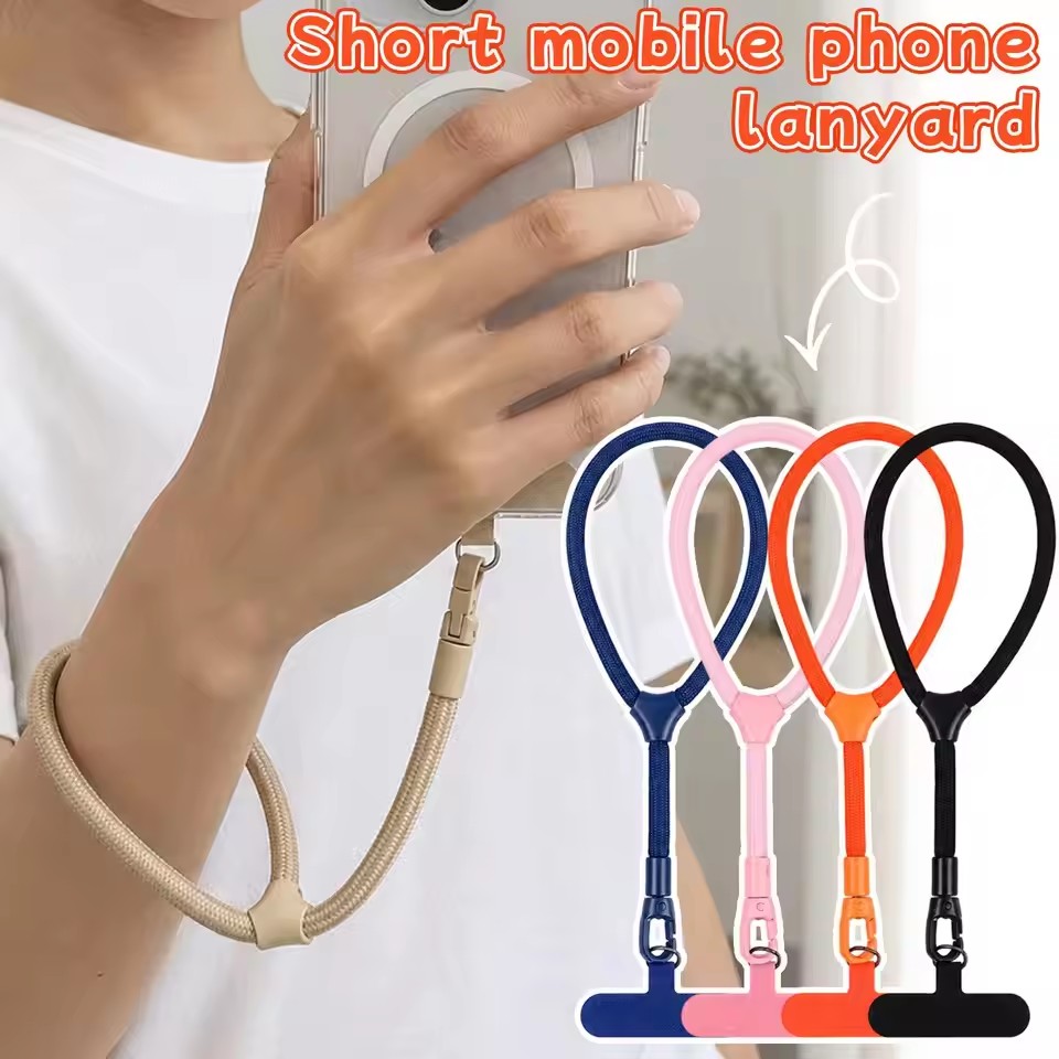 Phone Accessories Charms - ユニバーサル紛失防止携帯電話ストラップ、360度回転可能なリストストラップ、携帯電話チャーム、ランヤード、調整可能なテザータブ