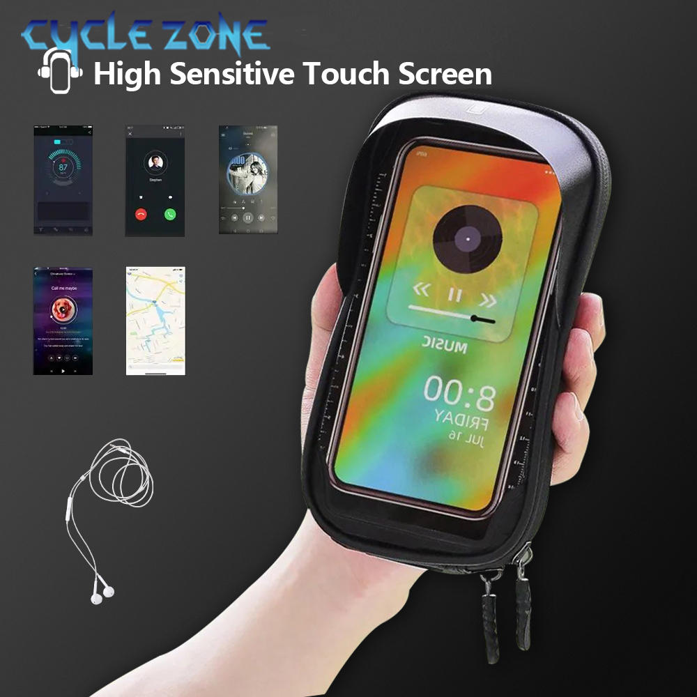 自転車フロントチューブフレームバッグ,タッチスクリーン電話ケ - Phone Zone Accessories & Repair Photos のレビューと価格