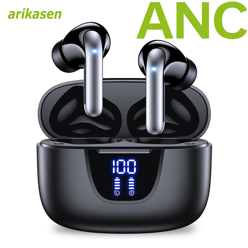 ANC Bluetooth イヤホンアクティブノイズキャンセ - Phone Accessories Amazon のレビューと価格