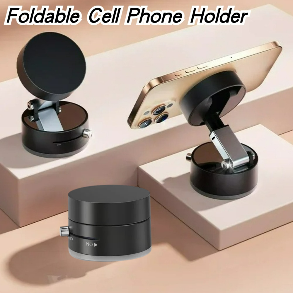 高性能磁気真空ホルダー折りたたみ式ユニバーサル電話スタンド車 - Phone Accessories Holder Car のレビューと価格