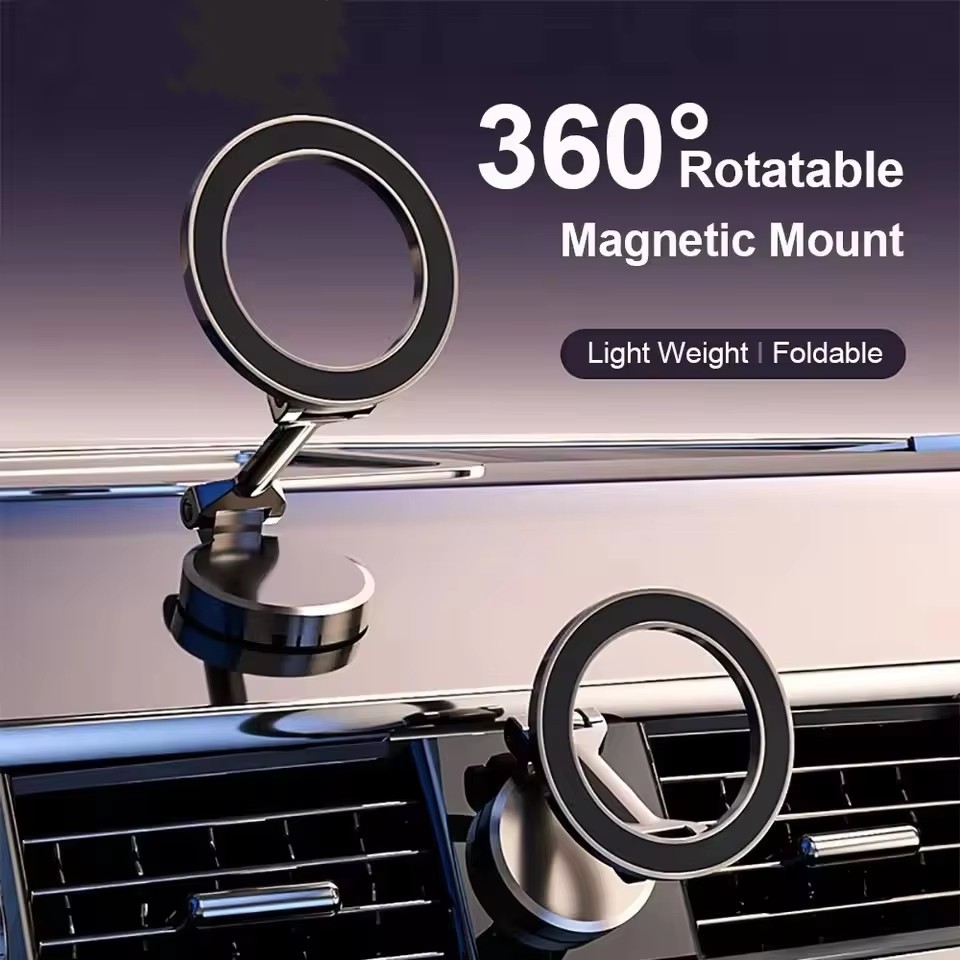 マグセーフ360対応折りたたみ式マグネット式車載携帯電話ホル - Phone Accessories Holder Car のレビューと価格