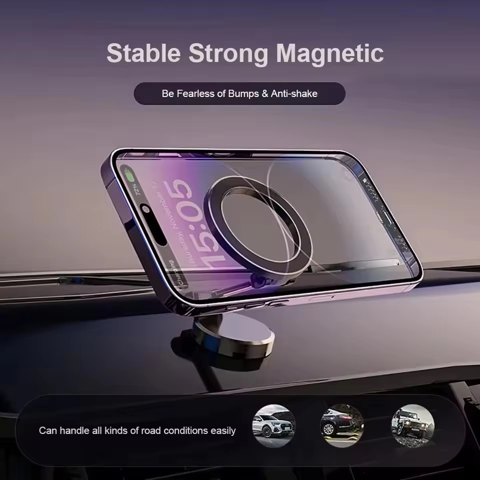 マグセーフ360対応折りたたみ式マグネット式車載携帯電話ホル - Phone Accessories Holder Car のレビューと価格