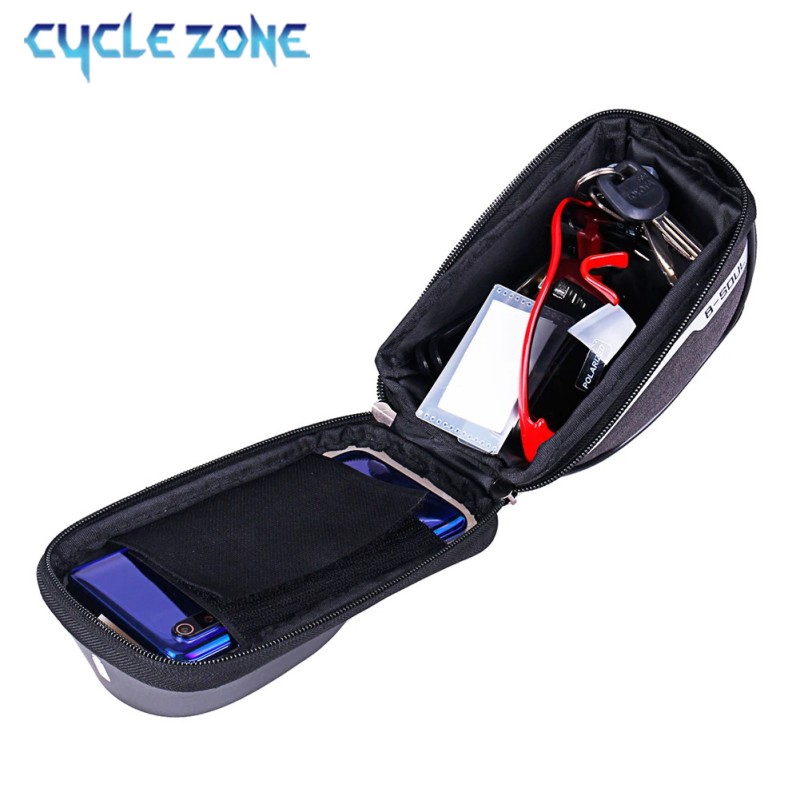 マウンテンバイクバッグタッチスクリーンサイクリングハンドルバ - Phone Zone Accessories & Repair Photos のレビューと価格