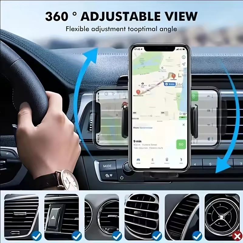 ユニバーサルカーフックベースフォンホルダー 重力式モバイルス - Phone Accessories Holder Car のレビューと価格