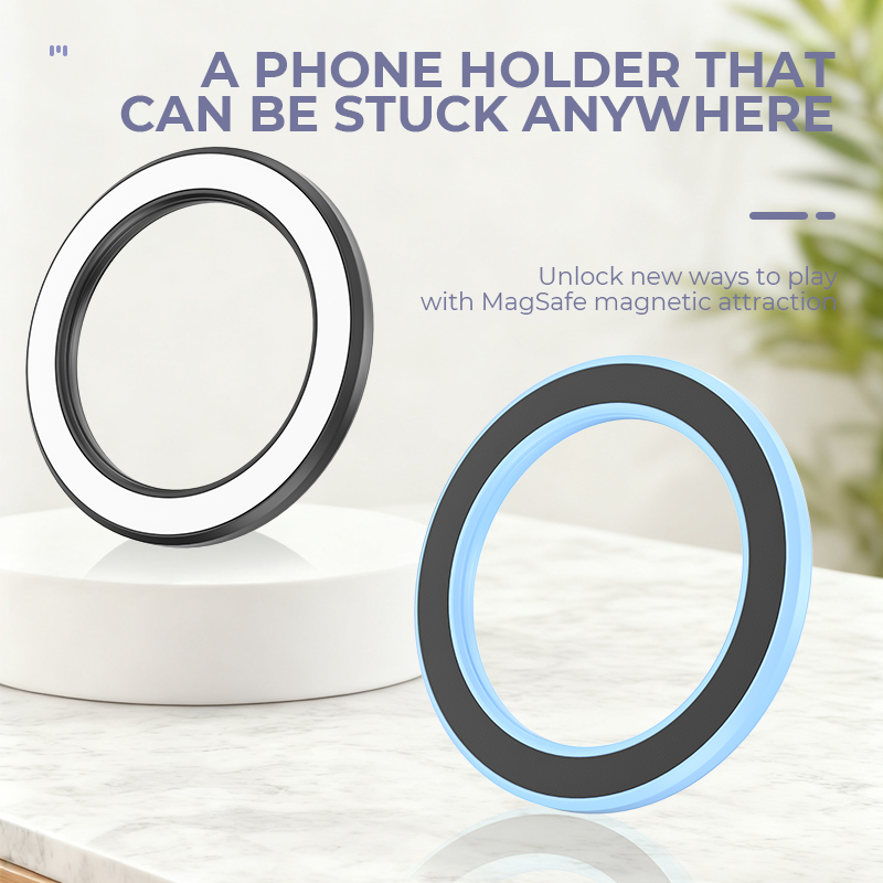 MagSafe対応 強力マグネットリング式スマホホルダー 粘 - Phone Accessories Holder Car のレビューと価格