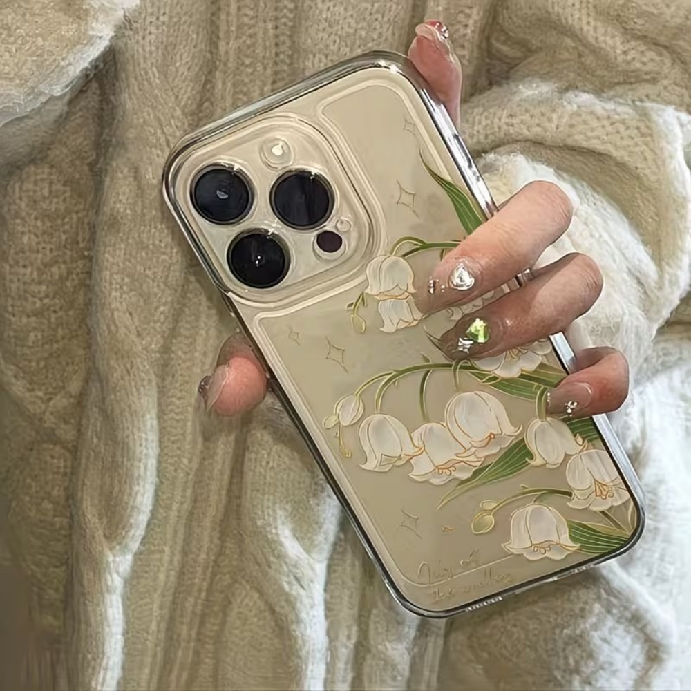 ヴィンテージ スズラン柄 iPhoneケース iPhone  - Apple Iphone 15 のレビューと価格
